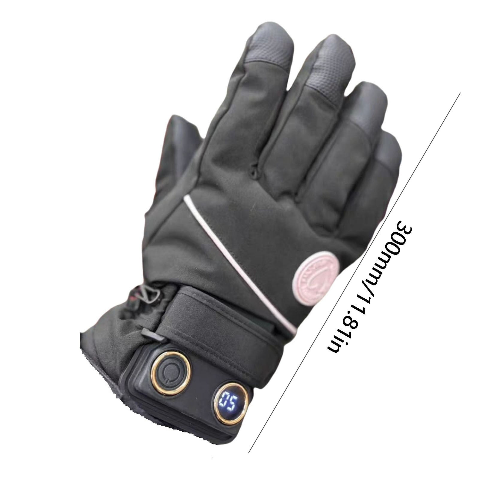 Rechargeable Heated Gloves – Adjustable 3-Heat Winter Gloves for Skiing, Motorcycle & Outdoor Work, Touchscreen Compatible (Men/Women)