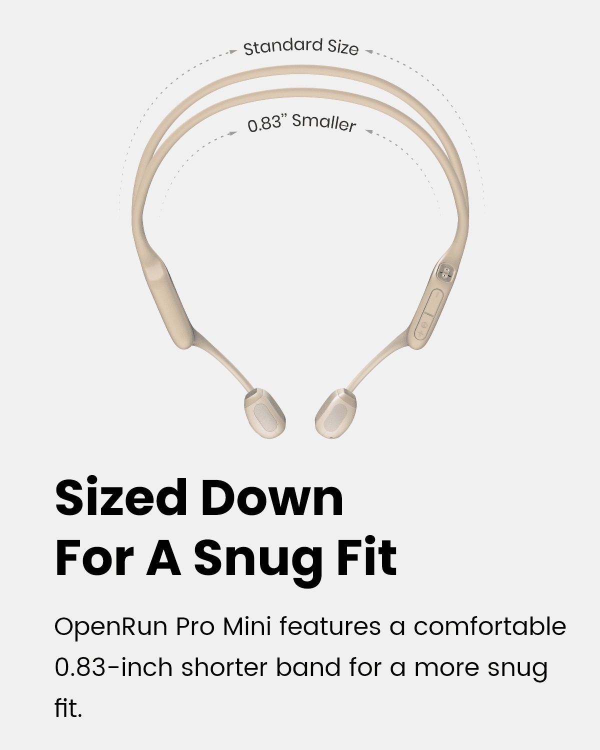 Shokz OpenRun Pro Mini Bone Conduction Open Ear Bluetooth