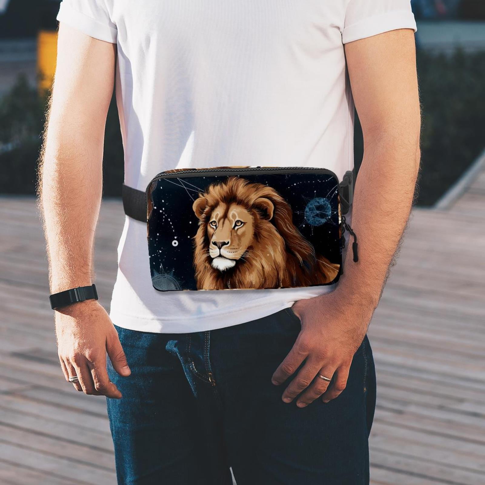 Leo Lightweight Adjustable Waist Pack with Extension Strap - Unisex Fanny Pack Money Belt