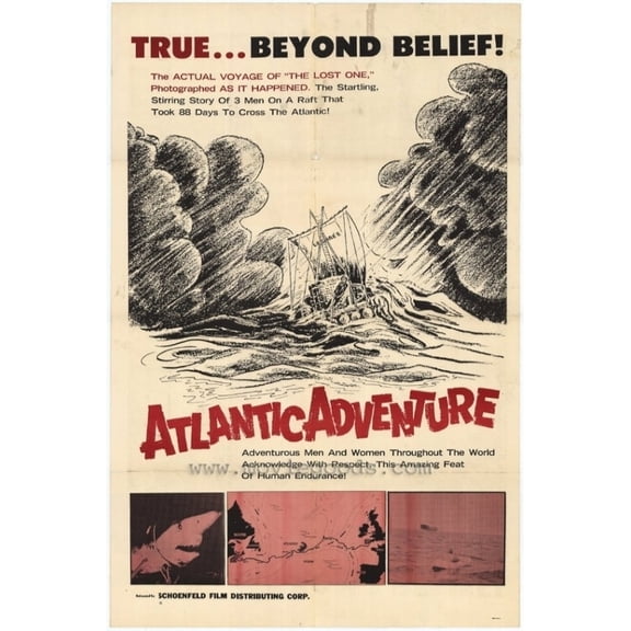Posterazzi MOVAH0624 Atlantic Adventure Movie Poster - 27 x 40 in.