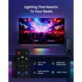 thumbnail image 5 of Sound Bar 3.1 Channel Wired Subwoofer Included Home Theater Audio, by MEREDO, Bluetooth 5.3 & Dynamic RGB Light Sync, for Gaming, Movies & Music, 5 of 7