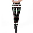 thumbnail image 2 of Mujeres Niñas Navidad Leggings Flaco Navidad Jingle Bell Impreso Cintura alta Elástico Medias Pantalones Pantalones de yoga Fridja nalpqowj16024, 2 of 8