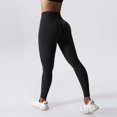 thumbnail image 1 of High Waist V Cut Drawstring Ruched Yoga Leggings for Women Scrunch Butt Lifting Workout Compression Pants 25 Inches, 1 of 6