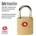 thumbnail image 6 of Protege Key Luggage Locks, Gold, Set of 2, 6 of 11
