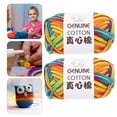 thumbnail image 4 of 2 unidades de hilo artesanal de colores vibrantes para tejer y hacer ganchillo., 4 of 7
