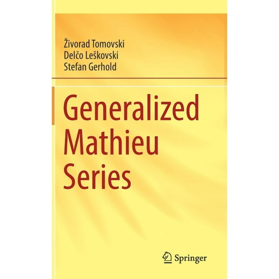 Generalized Mathieu Series, (Hardcover)