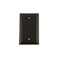 thumbnail image 2 of Nostalgic Warehouse 719673 Deco Switch Plate with Blank Cover, Timeless Bronze, 2 of 3