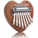 thumbnail image 4 of Mini piano de pulgar Kalimba de 8 teclas, regalo para niños principiantes, exquisito adorno de piano de dedo para árbol de Navidad (amor), 4 of 4