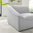 thumbnail image 4 of Sectional Sofa Set, Fabric, Light Grey Gray, Modern Contemporary Urban Design, Living Lounge Room Hotel Lobby Hospitality, 4 of 9