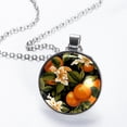 thumbnail image 2 of Tangerine Womens Glass Circular Pendant Necklace - Elegant Jewelry Piece for Women, 2 of 5