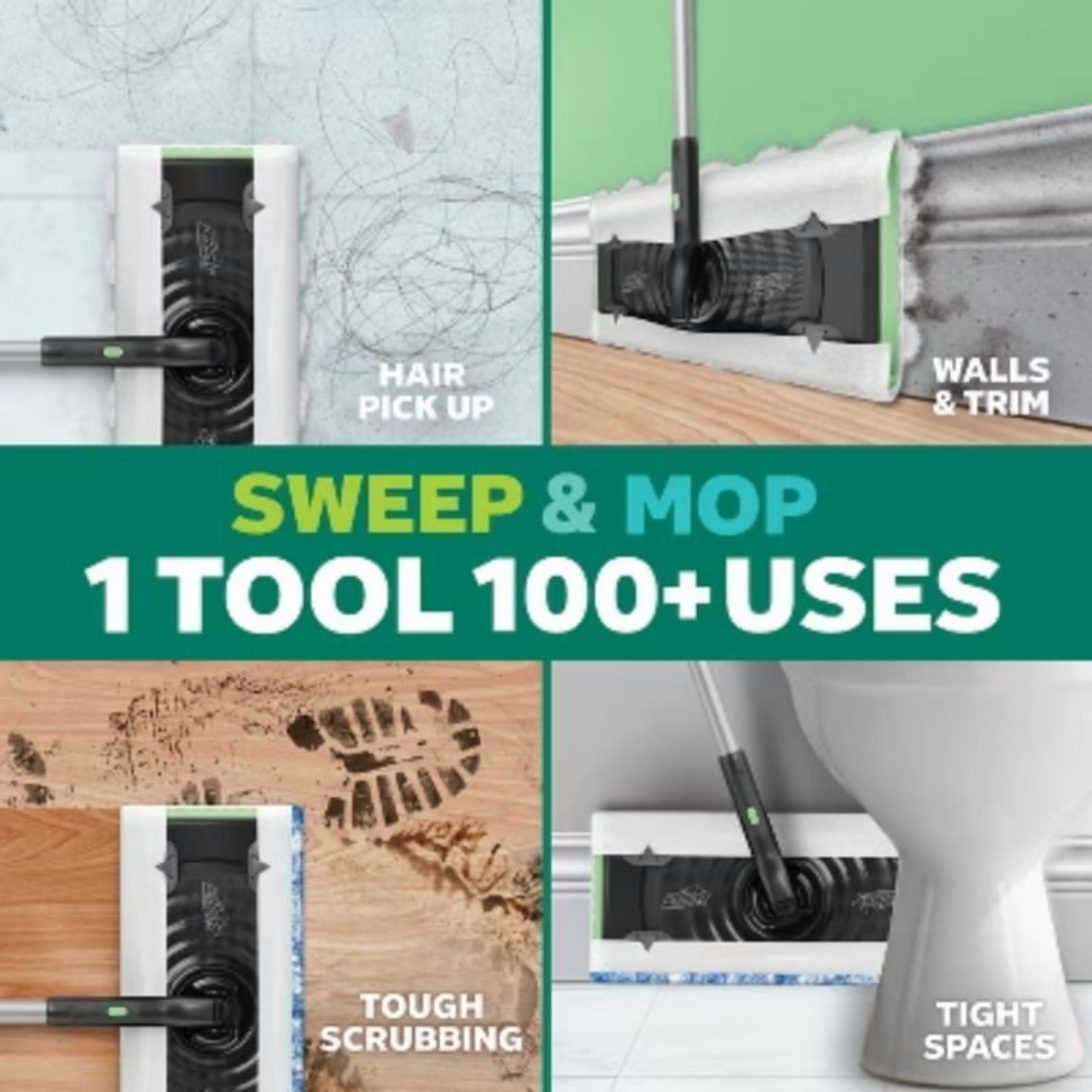 Sweep + Mop for Small Spaces