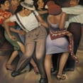 thumbnail image 2 of Kelley, Gary 20x20 Gold Ornate Wood Framed with Double Matting Museum Art Print Titled - Latino Jazz, 2 of 4