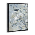 thumbnail image 2 of Stupell Industries Shabby Chic Blue Bird in Magnolia Tree Black Floating Frame Canvas Art, 17 x 21, by Nan, 2 of 8