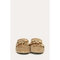 thumbnail image 4 of Mizz Shux Chunky Gold Chain Link Loafer Mule Flats 20461, 4 of 6