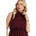 thumbnail image 4 of June & Vie Women's Plus Size Ruffle Detail Maxi Dress, 4 of 5