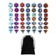 thumbnail image 1 of de dados poliédricos acrílicos, juguetes D8 D10 D12 D20 con bolsa para s DND, s de RPG, enseñanza de matemáticas Hugo Dados poliédricos, 1 of 7