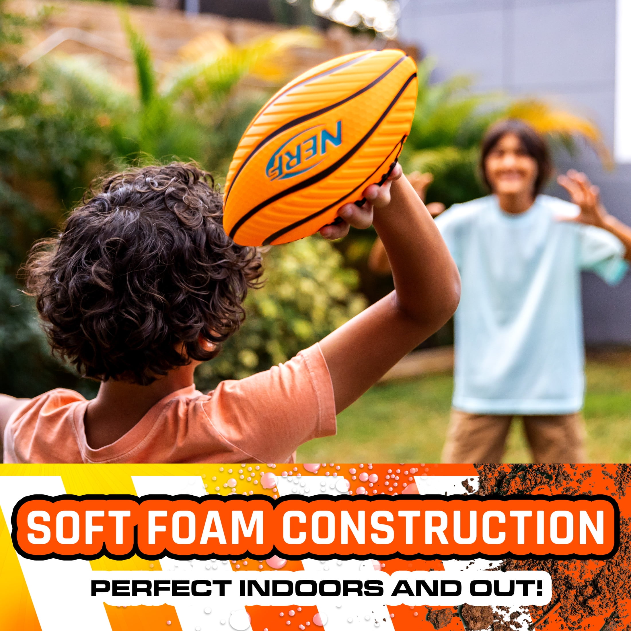 Nerf Spiral Grip Mini Foam Football 0.51 lb
