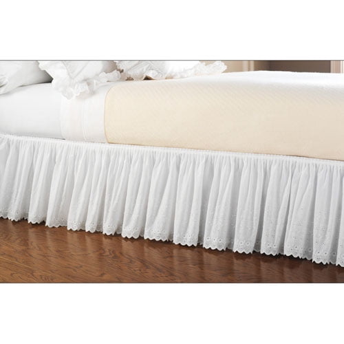 Hometrends Eyelet Lace Bed Skirt, 1 Each