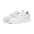 thumbnail image 3 of Women's Puma Carina Street Puma white-Puma White-Gold (389390 01) - 8.5, 3 of 5