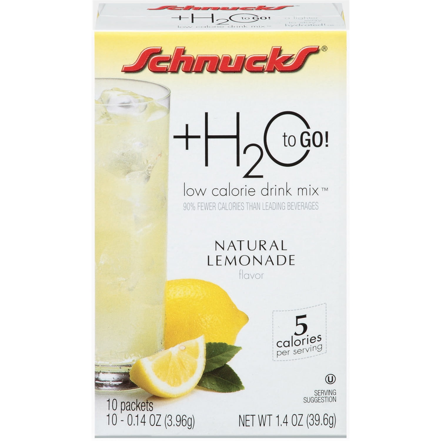 Best Low Calorie Drink Mix Schnucks +H2O to Go! Lemonade Low Calorie 0.14 Oz Packets Drink Mix 10