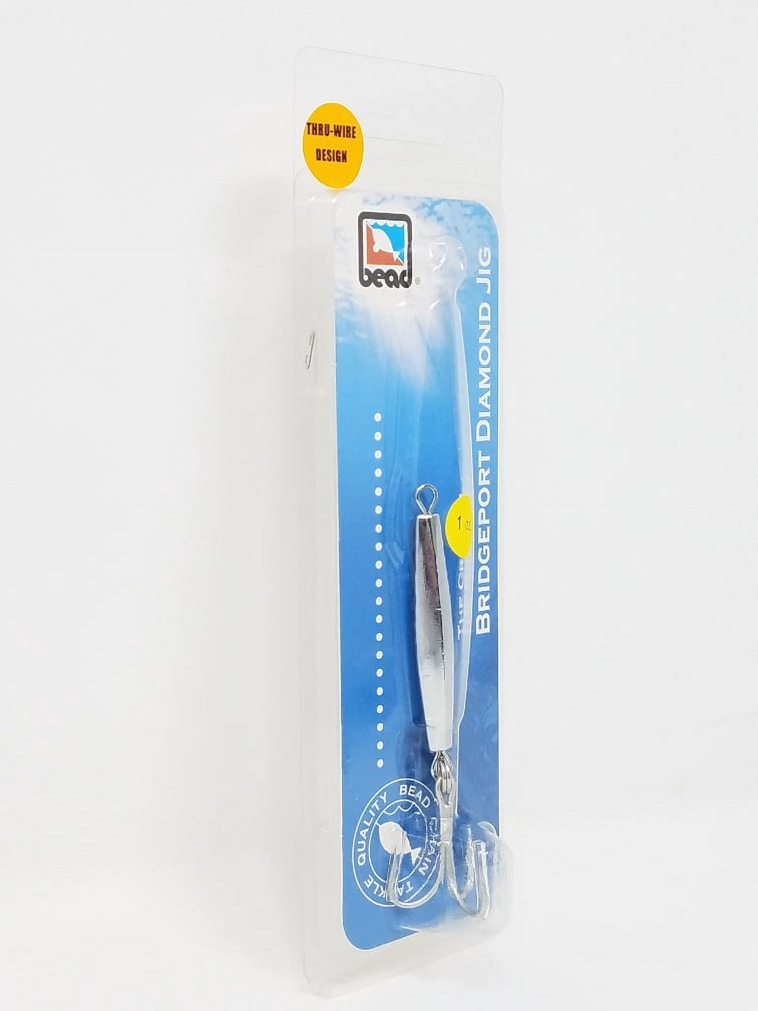 Bead Bridgeport Diamond Jig with Treble Hook, 1 oz., D13 Fishing Jig