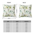 thumbnail image 4 of YFYANG Square Decorative Throw Pillow Case (Without Pillow Insert), Vintage Watercolor Floral Patterns Bedroom Sofa Car Cushion Cover, 16"x16", 4 of 9