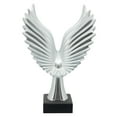 thumbnail image 6 of Modern Glam Abstract Eagle Sculpture with Uplifted Wings - Decorative Resin Polyresin Figurine for Contemporary Statement Art Decor, 6 of 8
