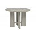 thumbnail image 3 of 5 Pieces Oak Wood Dining Set, 42" Round Dining Table 4 Side Chairs, Gray, 3 of 10