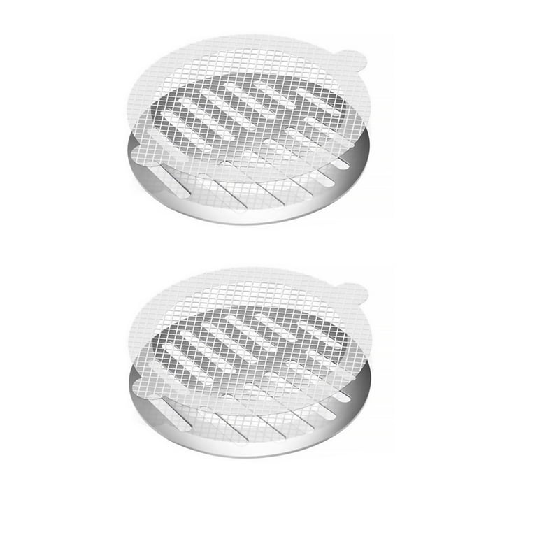 25 Pack Disposable Shower Drain Hair Catcher, Waterproof and Adhesive Drain  Hair Catcher, Easy to Install Round Mesh Drain Cover