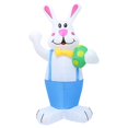 thumbnail image 1 of 1 Set Inflatable Easter Decoration Bunny Outdoor Holiday Yard Decor (eu Plug), 1 of 2