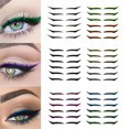 thumbnail image 1 of 36 Pairs Reusable Makeup Eyeliner Eyeshadow Stickers，Eyelid Tape Invisible Self-adhesive Eye Line Strip Sticker Eye Makeup Tool Easy to Clean & Flexible，Eyeliner Stickers Eyeshadow for Women Dress Up, 1 of 7