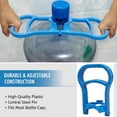 thumbnail image 6 of ChenyGod 5 Gallon Water Bottle Handle, Plastic Water Jug Carrier with Ergonomic Grip, Energy Saving Non-Slip Water Jug Lifter for Easy Carrying, Fits Standard 5-Gallon Jugs, 6.9", Blue, 6 of 8