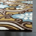 thumbnail image 4 of SAFAVIEH Wyndham Kristen Abstract Floral Wool Runner Rug, Blue/Multi, 2'3" x 11', 4 of 6