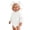 White, variant on Piomll Girls Bodysuits Adorable With Easter Bunny Design Snaps Craftsmanship Fits Playsuits