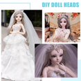 thumbnail image 7 of 12 Pcs mini Human Face Head Repainting Practice Head Makeup Practice Head Mini Human Face Head for Makeup Painting Practice, 7 of 7