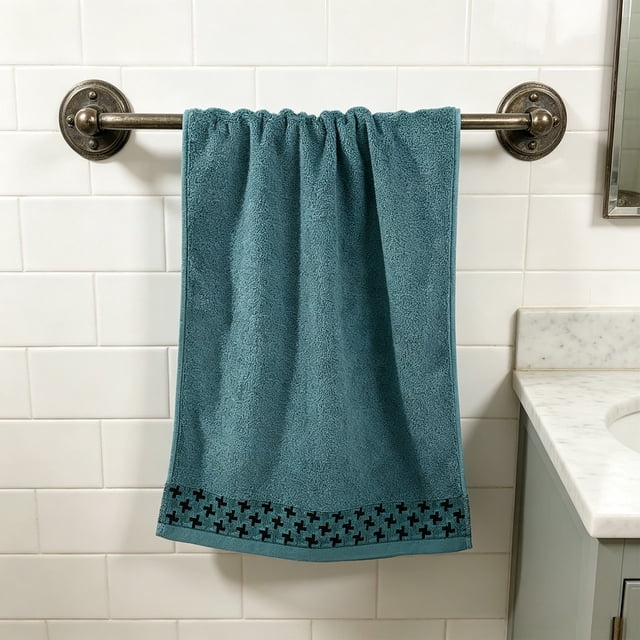 Linnome Premium Soft Absorbent Face Towel for Daily Cleansing Lint Free Quick Drying High End Home Spa Quality 13x28.7 Inch