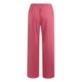 thumbnail image 4 of Cargo Yoga Pants for Women Plus Size High Waist Wide Leg Lounge Trousers Bootcut Flare Yoga Pant with Multi Pockets, 4 of 5