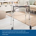 thumbnail image 3 of McKesson Walker with Wheels for Seniors - Foldable, 350 lbs Limit, 4 Ct, 3 of 11