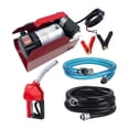 thumbnail image 4 of Fengbin Electric Fuel Pump Diesel Transfer Pump Kit Self Priming Automatic Shut Off Nozzle Hose Portable Pump Accessories Suitable for Vehicle Refueling Farm Equipment Supply 24V, 4 of 10