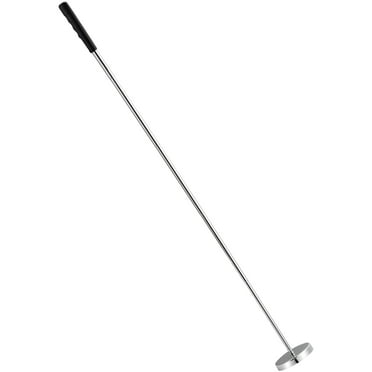KFFKFF Telescoping Magnetic Sweeper Pickup Tool, 3.5" Handheld Screws Parts Finder with 35LB Pull Capacity, Retractable Handle 8.3 to 33 inches with Strong Magnet, Pick up Nails Screws Metal Part
