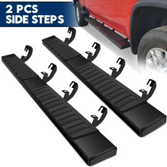 6" Black Running Boards For 2015-2022 Chevy Colorado & GMC Canyon Extended Cab – 2-Piece Set