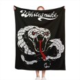 thumbnail image 1 of Manta ultra suave de Whitesnake, manta ligera para cama, decoración del hogar, manta para sofá de 50 x 70 pulgadas, 1 of 1