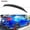 Carbon Fiber Color, variant on Rear Trunk Spoiler Compatible with 2015-2021 Subaru WRX/WRX STI, Duckbill Fits for 15-21 4 Door Sedan, Exterior High Kick Tail Deck Lid Splitter Wing Lip (Glossy Black)