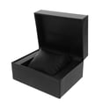 thumbnail image 2 of Estuche para reloj de una sola ranura, caja de almacenamiento de reloj de PU, pequeño estuche de viaje para joyas, organizador de relojes para hombres, ideal para viajes y uso doméstico., 2 of 8