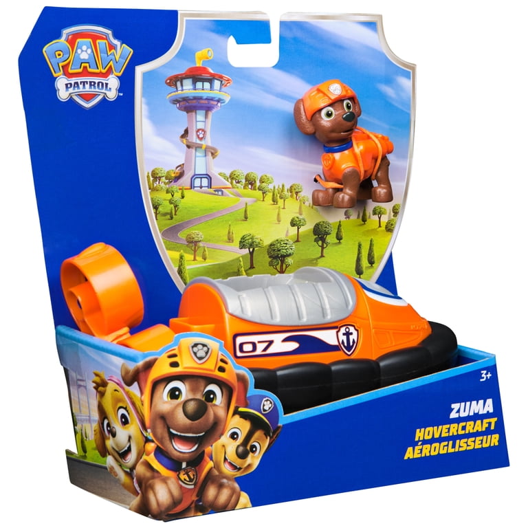PAW Patrol Hovercraft Vehicle with Collectible Zuma Figure