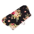 thumbnail image 2 of Vintage Flower Wallet Lady Buckle Clutch Bag Rose Pattern Coin Purse for Woman, 2 of 4