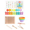 thumbnail image 2 of Tablero de juguete Montessori tablero juguetes de para más de 3 de Navidad Baoblaze Tabla de pesca para niños, 2 of 8