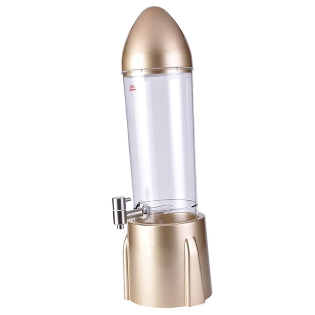 Dispensador de cerveza, dispensador de jugo de bebidas, torre de cerveza de mesa estable multiusos con grifo para fiestas, cocinas, hogares, días de Champán dorado