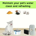 thumbnail image 5 of NISPIRA Dog Cat Water Fountain Activated Charcoal Water Filter Kit Replacements For Petlibro PLWF005 PLWF115 PLWF105, Triple Filtration System Replacement Filter with Pre-filter Sponge, 12 Packs, 5 of 5