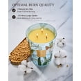 thumbnail image 5 of M&SENSE Jasmine Candles Scent, 3 Wick 35 oz, 150 Hours Burn Extra Large Jar Candles, Natural Soy Wax, 5 of 7